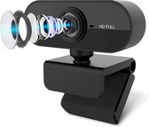 Webcam HD (1080p) - - Op computer - Webcam voor pc - Webcamera - Vergaderen - Werk & Thuis - USB - Microfoon - Windows & Mac