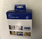 B.C.L. Brother Compatible Label Transparante Doorlopende FilmTape Rollen voor Brother QL 570/1060 etc. QL1110NWB -  QL-1100 - QL-1060N - QL-1050 - QL 700 - Labelprinters - Verzende