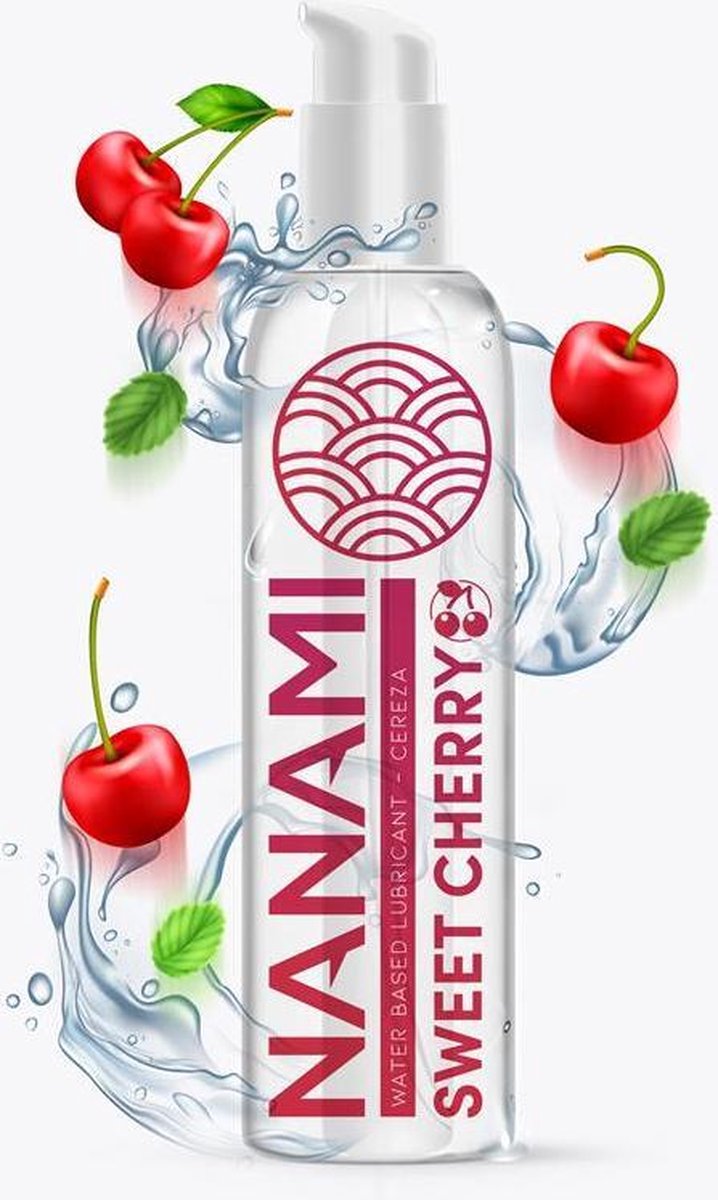 Goedkoopste Nanami - Glijmiddel - Kersensmaak - Waterbasis - 150 Ml