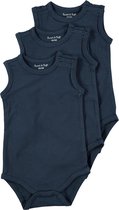 Zeeman romper biologisch katoen - maat 62/68 - blauw - 3 stuks