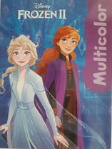 Kleurboek Frozen 2, Disney Frozen 2 kleurboek met kleurvoorbeeld 16 pagina's