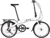 Vouwfiets 20 Takashi D SEVEN 7 versnellingen en velgremmen - white matt