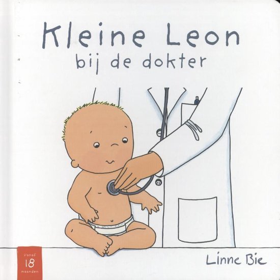 Cover van het boek 'Kleine Leon bij de dokter'