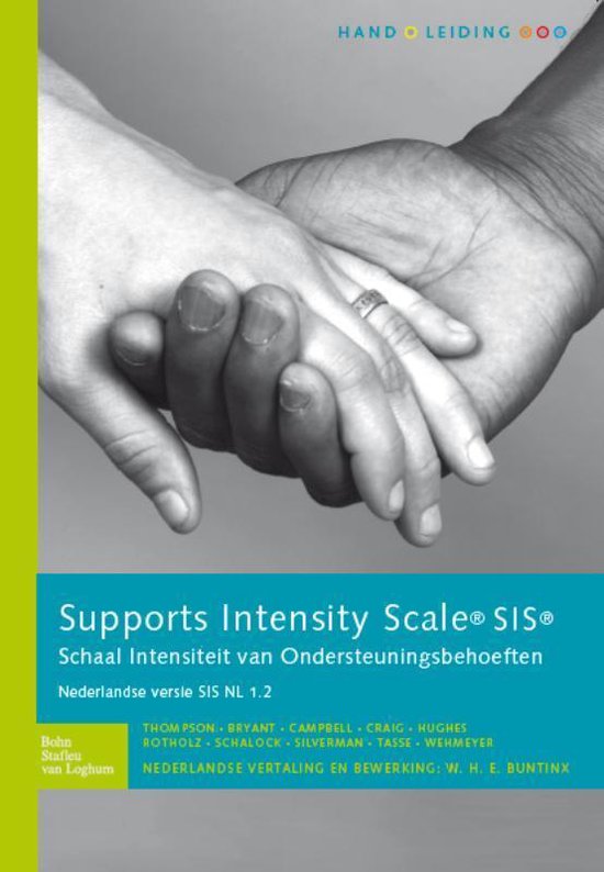 Support Intensitiy Scale (SIS) - handleiding - cover