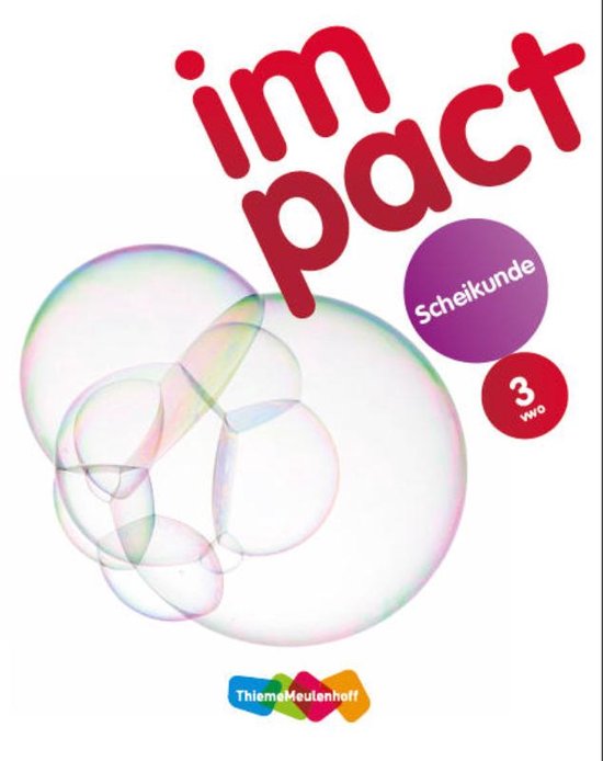 Impact Scheikunde 3 vwo basisboek - cover