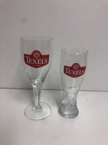 Texels bierglas set 2 stuks 30 + 50cl skuumkoppe bokaal bierglazen