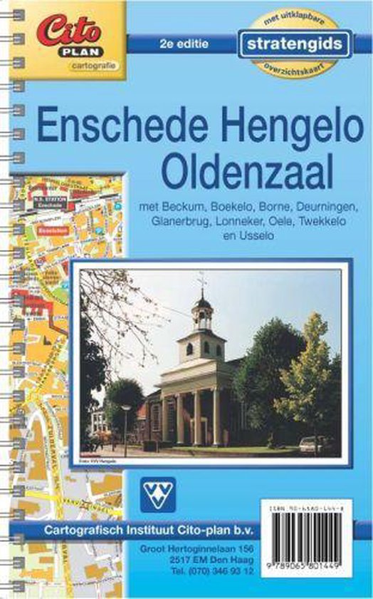 Cover van het boek 'Stratengids Enschede / Hengelo'