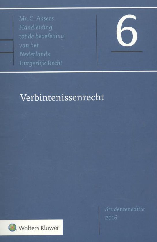 Asser-serie 6 - Verbintenissenrecht - cover