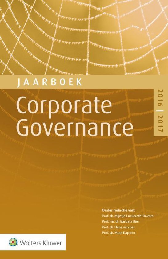 Jaarboek corporate governance 2016-2017 - cover