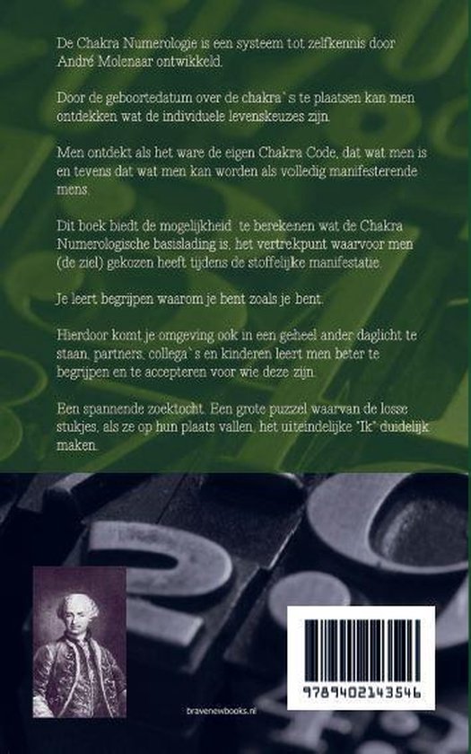 Chakra Numerologie volgens de methode André Molenaar de basis van de Chakra Code