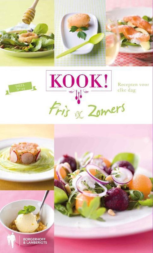 Cover van het boek 'Kook! Fris & zomers!' van Piet Vandorpe