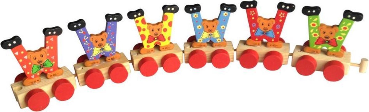 Lettertrein W | * totale trein pas vanaf 3, diverse, wagonnetjes bestellen aub