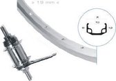 Hzb achterwiel 24 inch etrto 507 alu remnaaf zilver