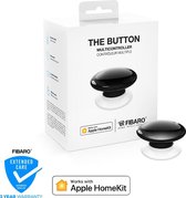 FIBARO The Button - Draadloze schakelaar - Werkt alleen met Apple HomeKit - Zwart