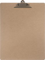 LPC  Klembord - clipboard - hout/mdf/hardboard - A3 staand -145 mm butterfly klem zilver