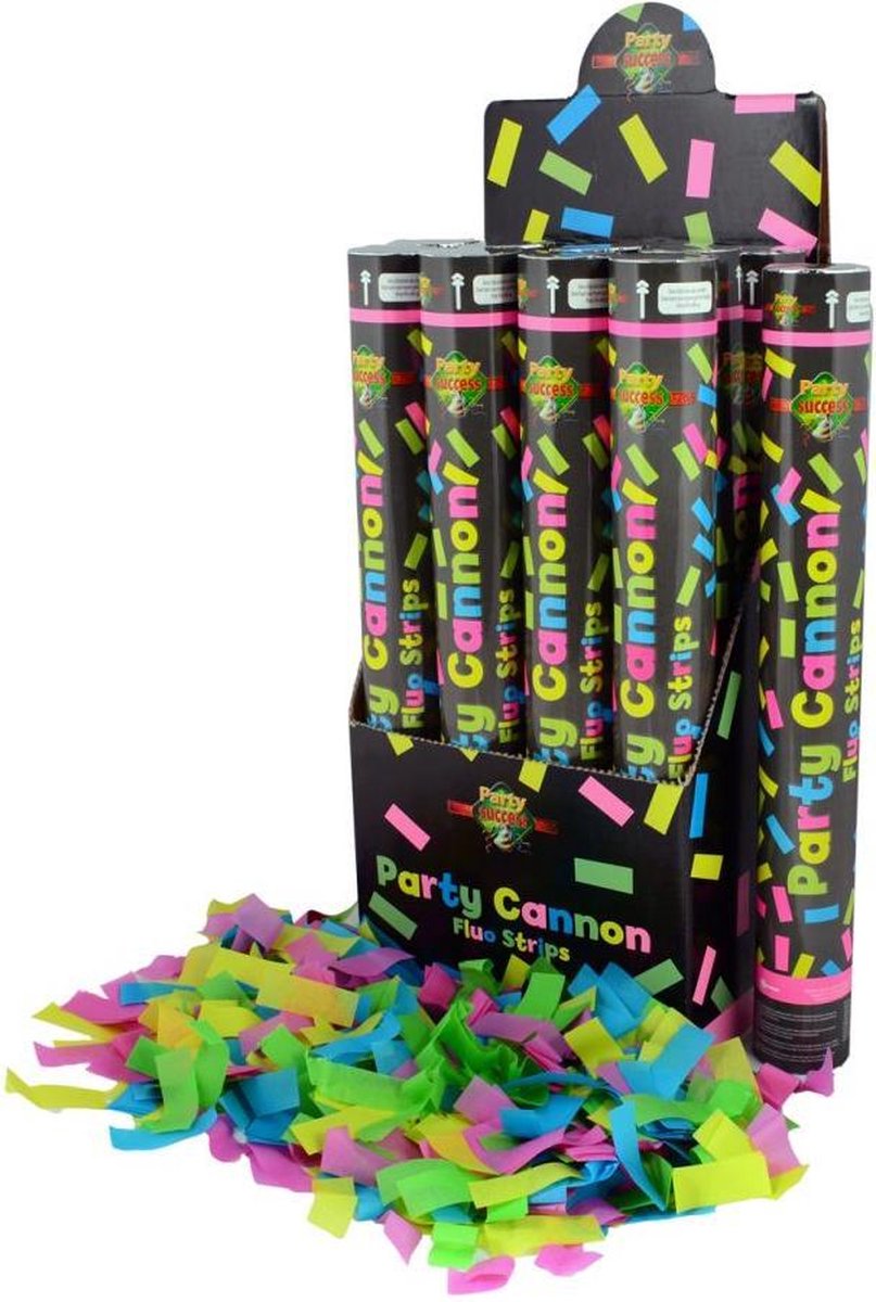 Party Cannon - Fluo Strips (1 stuk)