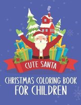 Cute Santa Christmas Coloring Book For Children