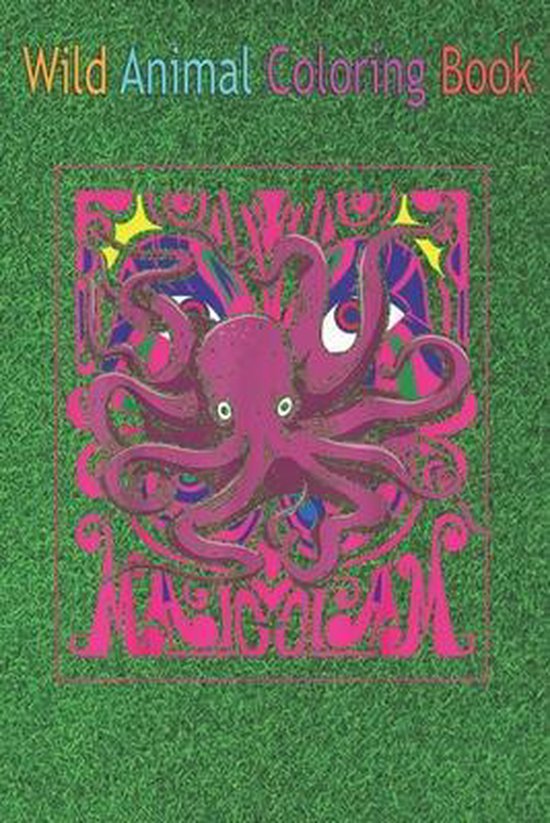 Wild Animal Coloring Book, Green Forest 9798563944558 Boeken