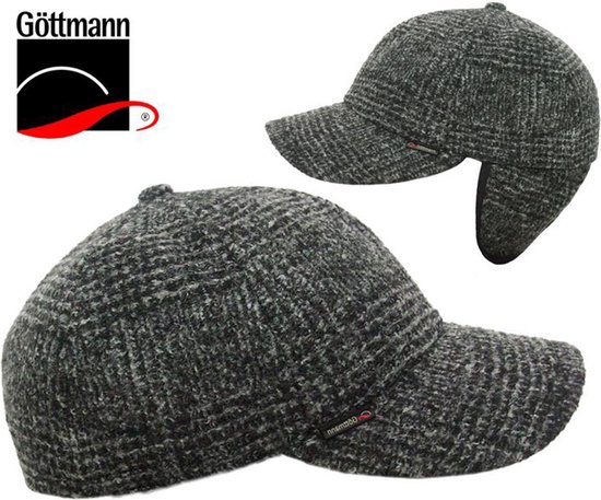 Matig Overweldigen vergeven Winterpet cap met oorwarmers kleur grijs melee maat XXL / 62 centimeter |  bol.com
