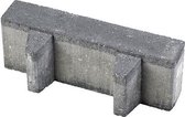 Decoratief Beeld - Bricks Waterpasserend % Open - Aluminium - Gardenlux - Zwart - 30 X 10 Cm