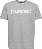 Hummel Unisex T-shirt - Grijs - Maat S