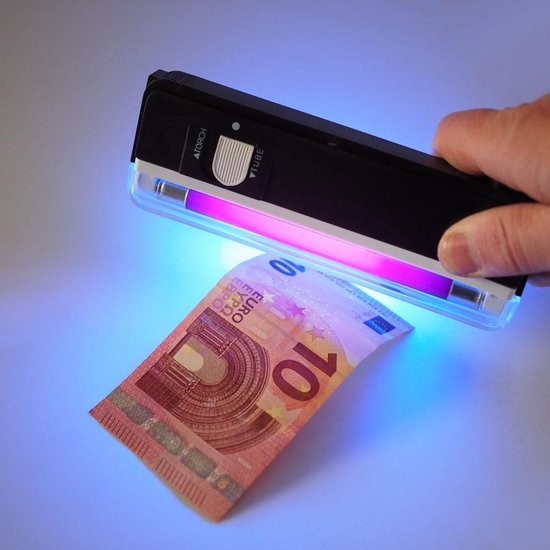 UV lamp - Valsgeld detector - Geld controleren - UV zaklamp - UV lamp  gelnagels en... | bol