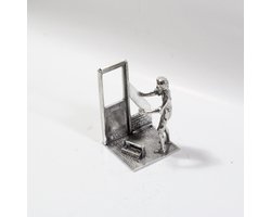 Beeldje Glaszetter - Tin - schildersbedrijf - jubileum geschenk - beroepen beeldje - ambacht