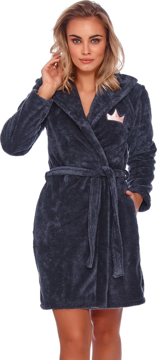 Doctor Nap Kamerjas Crown Fleece Graphite SWW.4172 Grijs