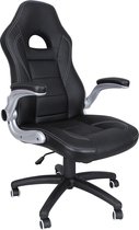 Luxe Ergonomische Bureaustoel Met Kantelmechanisme & Inklapbare Armleuningen - Directie Managerstoel Ergonomisch - Ergonomische Luxe Racing Style Design Game Computer Stoel - Voor Gamen/Kanto