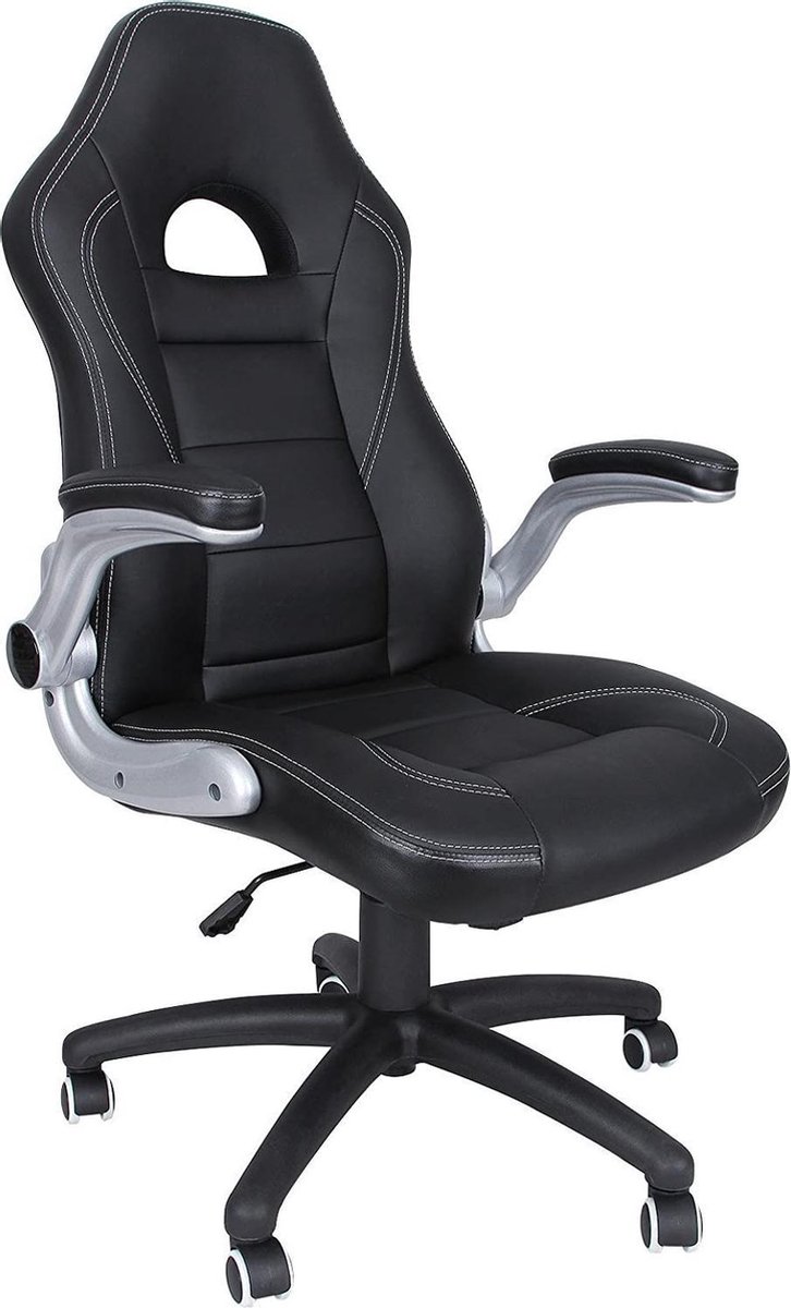 Luxe Ergonomische Bureaustoel Met Kantelmechanisme & Inklapbare Armleuningen - Directie Managerstoel