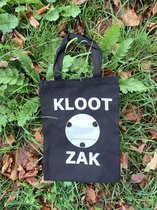 Klootzak - Tas voor klootschietballen en klootschieten - zak met het woord KLOOTZAK - Bekend van Enzo Knol grappig cadeau, presentje of aandenken!