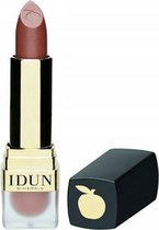 Idun Minerals Lippen - Crème Lippenstift Stina - Bruin - Glazend