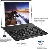 iPad 2020/2021 10.2 Inch Toetsenbord Hoes - Bluetooth Keyboard Case - Toetsenbord Verlichting - Zwart