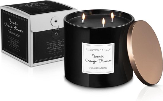Bougie parfumée Cèdre noir et genévrier XL (noir) | bol.com