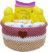 Per il Bambino Commodemandje oud roze/crème/beige (exclusief producten)