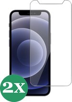 Screenprotector geschikt voor iPhone 12 Mini - Screen Protector Glas - 2 Stuks