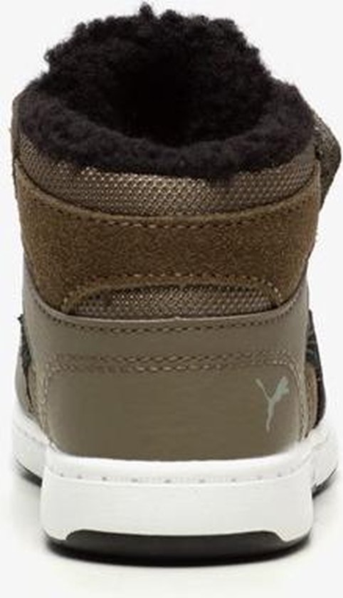 Puma Rebound Layup Fur kinder sneakers - Groen - Maat 27 - PUMA
