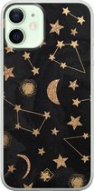 iPhone 12 mini hoesje siliconen - Counting the stars | Apple iPhone 12 Mini case | TPU backcover transparant