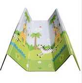 Teamson Kids Speelmat Voor Baby/Peuters - Safari Dier & Tuin Insects Ontwerp - Zacht Schuim - 154cm x 197cm