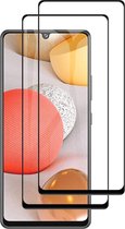 HB Glas Geschikt voor Samsung Galaxy A42 Screenprotector Glas Gehard - Tempered Glass - Volledige Bescherming - 2 Stuks
