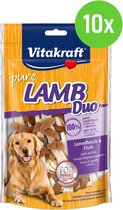 Vitakraft LAMB vleesstrips lam + vis - hondensnack - 10 verpakkingen