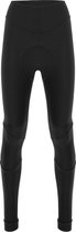 Santini Fietsbroek kort zonder bretels Zwart Dames - Alba Winter Thermofleece Tights For Women Black - XL