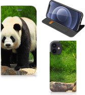 Hoesje Geschikt voor iPhone 12 Mini Telefoontas Panda