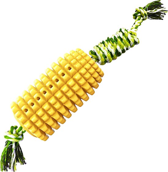 Corn Dog Toothbrush - Honden Speelgoed - Hondenspeelgoed - Honden Tandenborstel - Hondenspeeltje