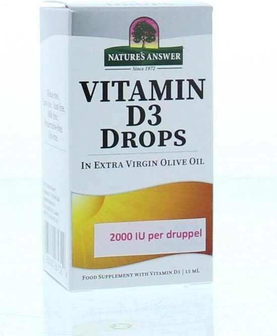 Vitamine D3 Druppels 2000 IU (15 ml) - Answer | bol.com
