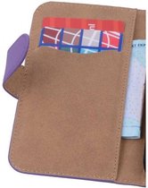 Bookstyle Wallet Case Hoesjes voor Sony Xperia E3 D2203 Paars