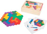 Bois speelgoed éducatif, Puzzle Hexagone, Small Foot