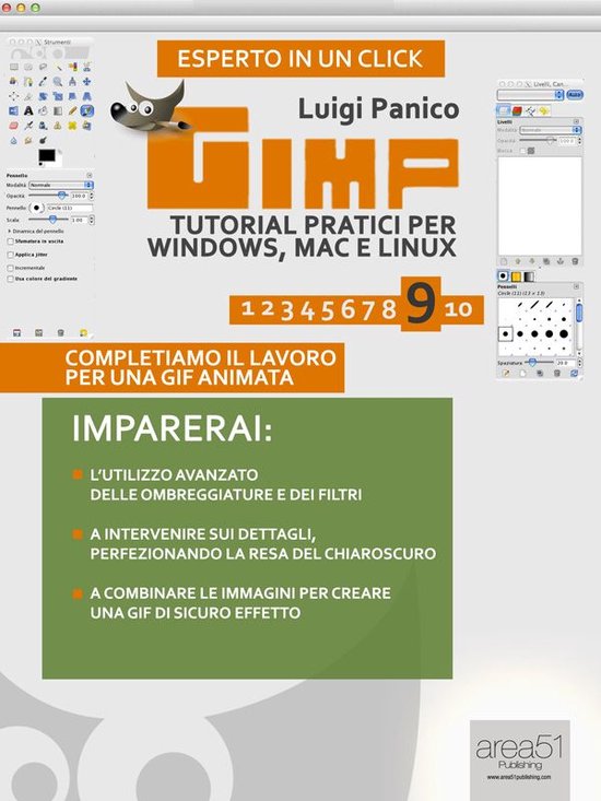 GIMP. Tutorial pratici per Windows, Mac e Linux. Livello 9 - cover