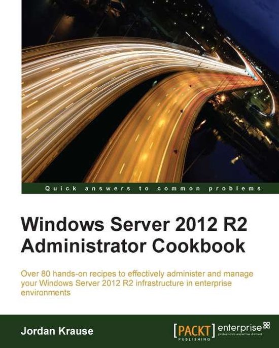 Windows Server 2012 R2 Administrator Cookbook - cover
