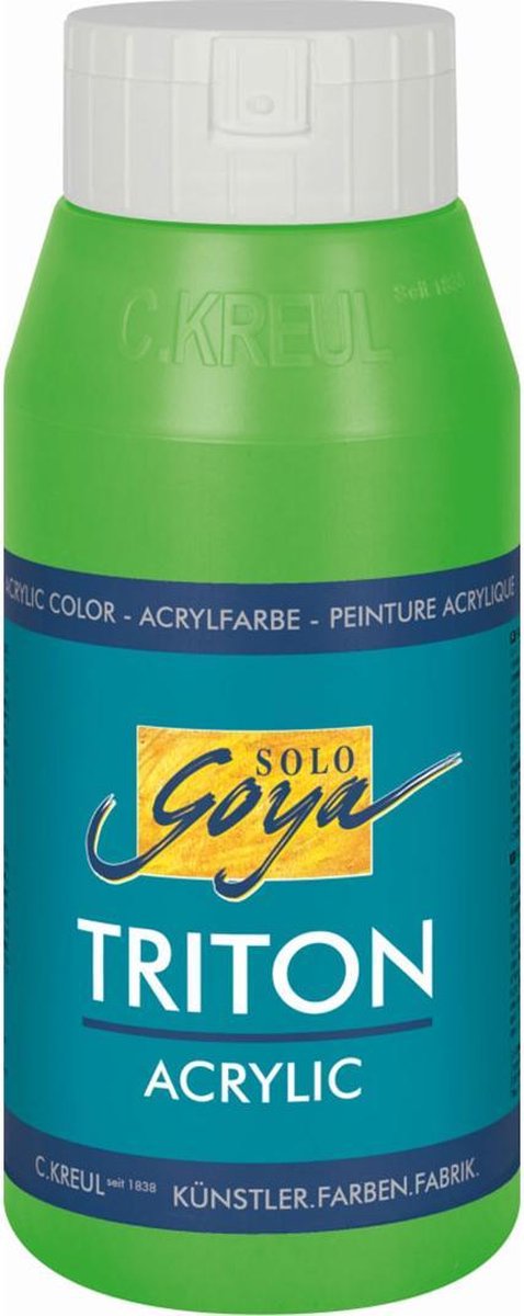 Solo Goya TRITON - Fluoriserend Groene Acrylverf – 750ml